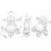 Маятникова прохідна форсунка / 0-100/GW08/P (Стандарт Arag)