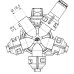 Форсунка 5-позиційна AP0-100/G9 (Стандарт Arag)